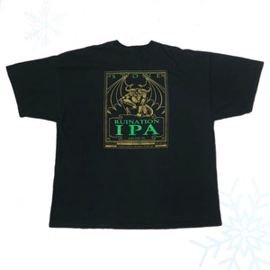 Vintage Stone Ruination IPA India Pale Ale Beer T-Shirt (XXL)