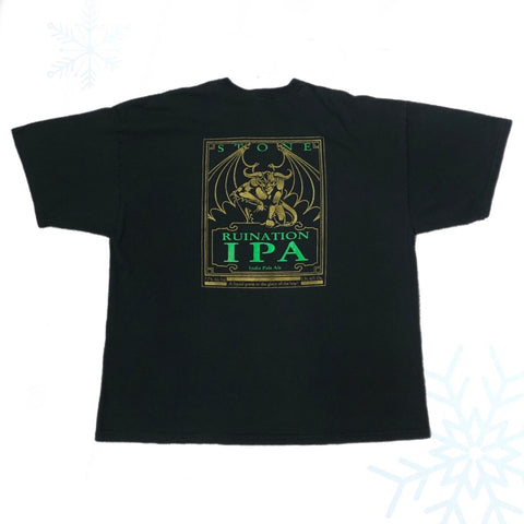 Vintage Stone Ruination IPA India Pale Ale Beer T-Shirt (XXL)