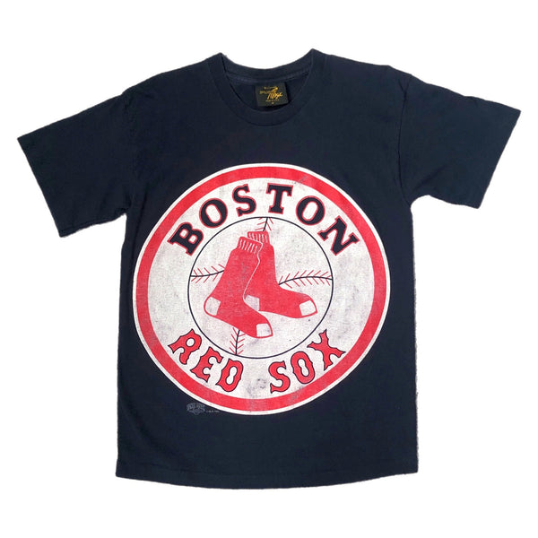 Vintage 1995 MLB Boston Red Sox Baseball Hank Aaron Magic Johnson T's T-Shirt (M)