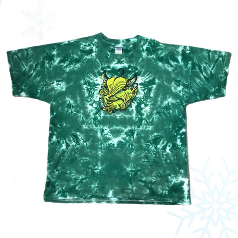 Vintage Victory Brewing HopDevil Ale Tie-Dye All Over Print T-Shirt (XXL)