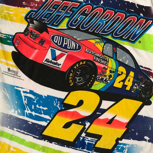 Vintage 1995 NASCAR Champion Jeff Gordon All Over Print AOP T-Shirt (L)