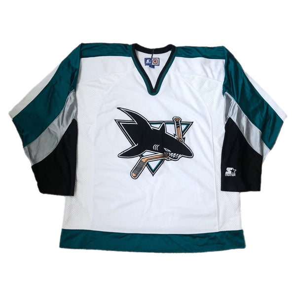 Vintage NHL San Jose Sharks Starter Hockey Jersey (XL)