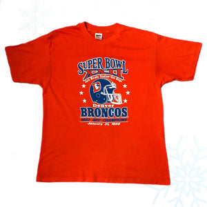 Vintage NFL Denver Broncos Super Bowl XXII 1987 AFC Champions T-Shirt (M)