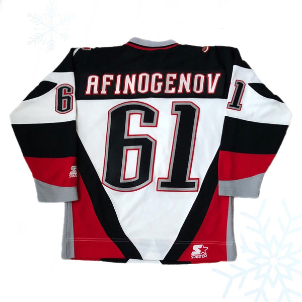 Vintage NHL Buffalo Sabres Maxim Afinogenov Starter Jersey (S/M)