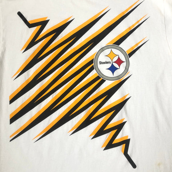 Vintage NFL Pittsburgh Steelers Starter Shockwave T-Shirt (L)