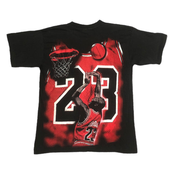 Vintage NBA Chicago Bulls Michael Jordan Rap Tee T-Shirt (M)