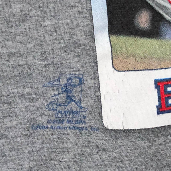 2008 MLB Boston Red Sox Dustin Pedroia Baseball T-Shirt (L)