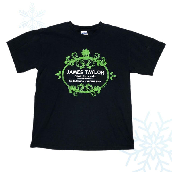 2009 James Taylor and Friends Tanglewood Massachusetts Music T-Shirt (M)