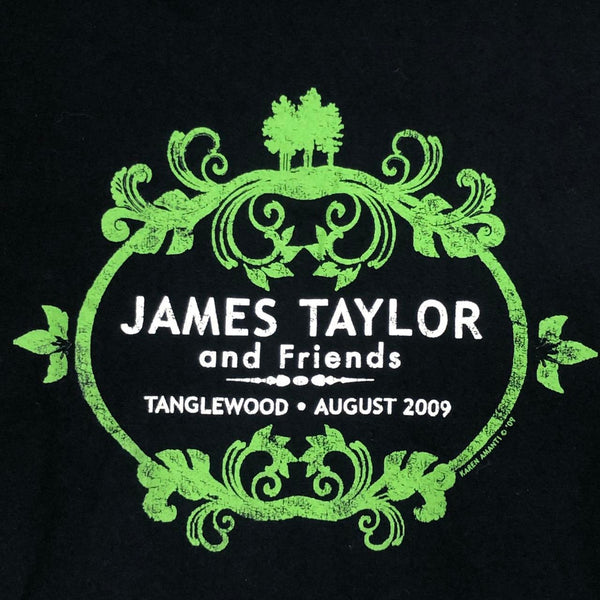 2009 James Taylor and Friends Tanglewood Massachusetts Music T-Shirt (M)