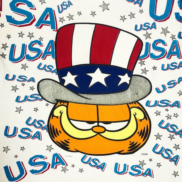 Vintage 1996 Garfield USA All Over Print T-Shirt (XXL)