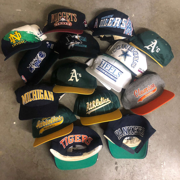 *Broken Snaps* Wholesale Reseller 105 Vintage Snapback Hat Lot