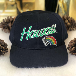 Vintage NCAA Hawaii Rainbow Warriors Sports Specialties Script Snapback Hat
