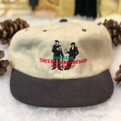 Vintage Hansen's Times Square Brewery Restaurant Yupoong Strapback Hat