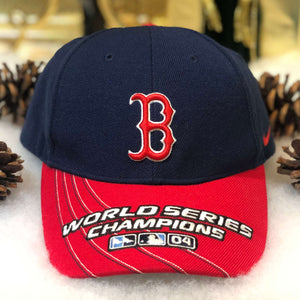 2004 MLB Boston Red Sox World Series Champions Nike Strapback Hat