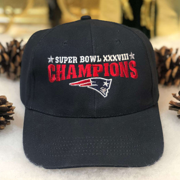 Vintage NFL Super Bowl XXXVIII Champions New England Patriots Strapback Hat