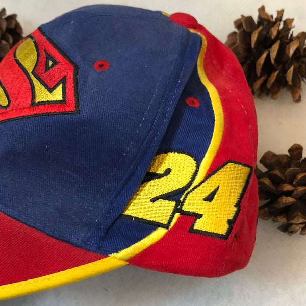 Vintage Deadstock NWOT NASCAR Jeff Gordon Superman Racing Snapback Hat