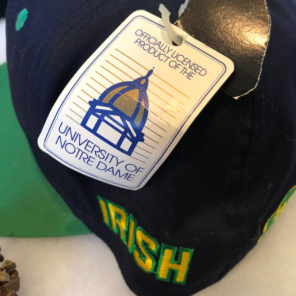 Vintage Deadstock NWT Twins Enterprise NCAA Notre Dame Fighting Irish Snapback Hat