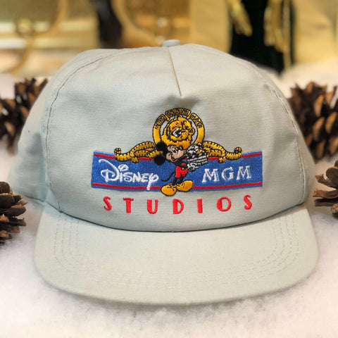 Vintage 1986 Disney MGM Studios Mickey Mouse Twill Snapback Hat