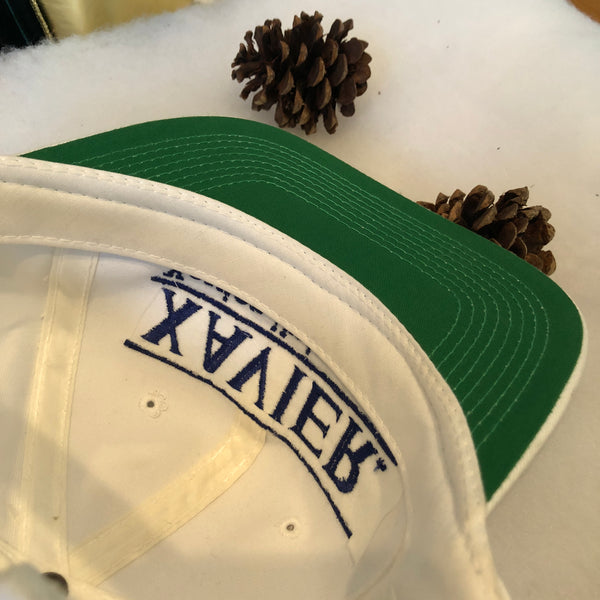Vintage Deadstock NWOT The Game NCAA Xavier Musketeers Split Bar Snapback Hat