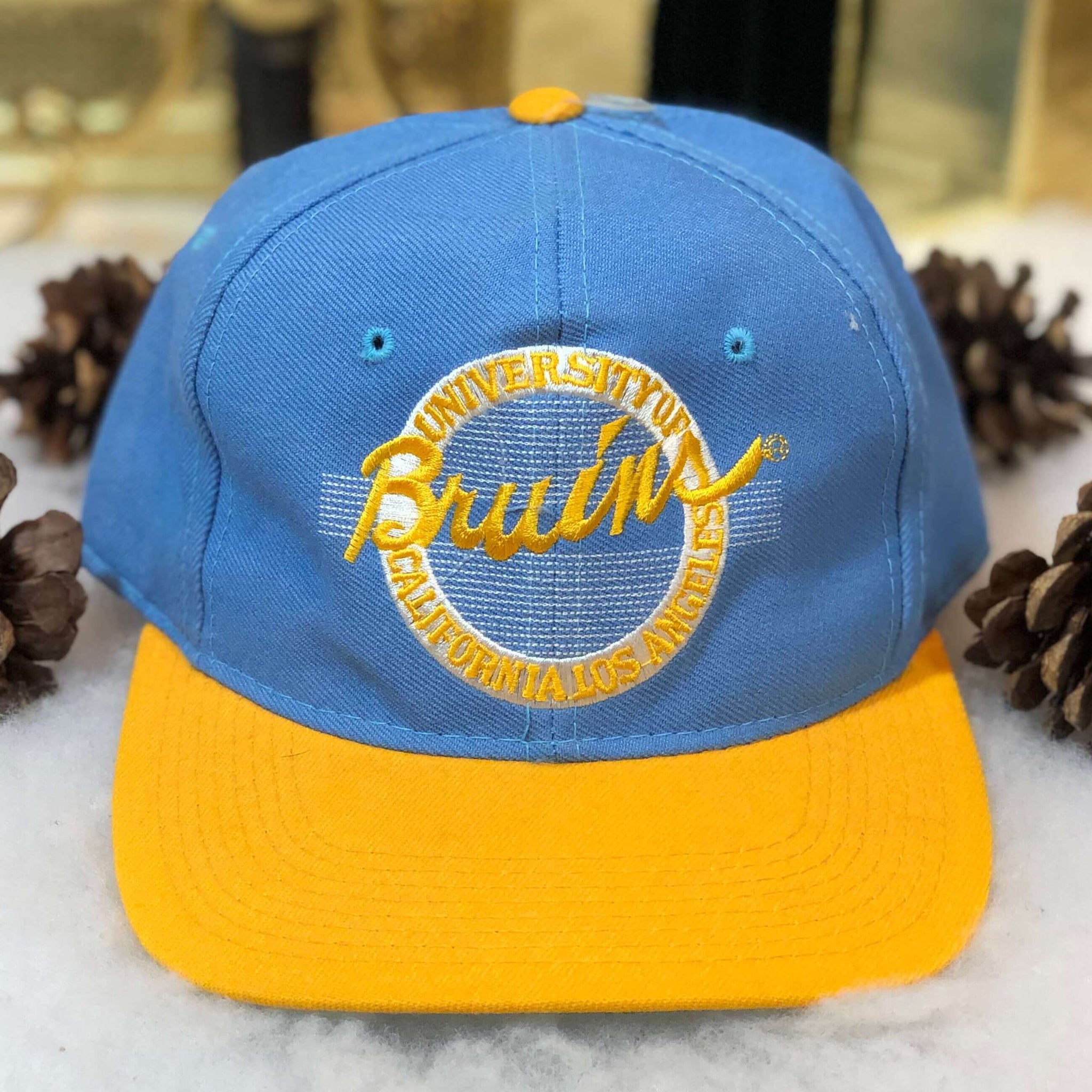Vintage NCAA UCLA Bruins The Game Circle Logo Wool Fitted Hat 7