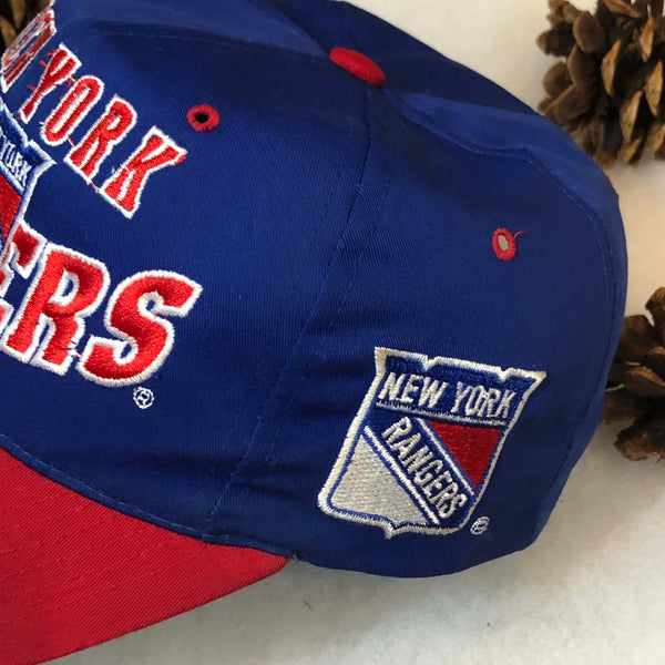 Vintage NHL New York Rangers The G Cap Smile Twill Snapback Hat