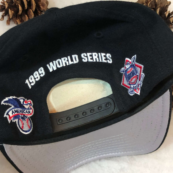 Vintage Deadstock NWOT 1999 MLB World Series New York Yankees Logo Athletic Wool Snapback Hat