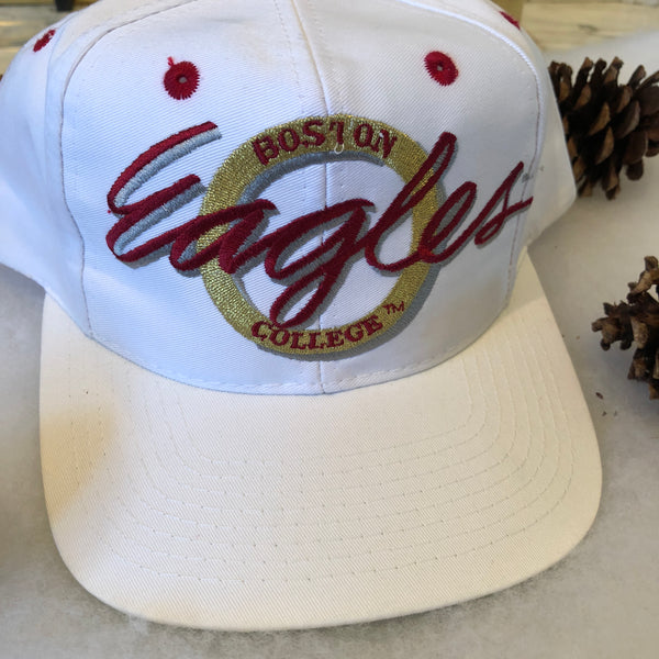 Vintage Deadstock NWOT The Game NCAA Boston College Eagles Circle Logo Snapback Hat