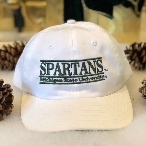 Vintage The Game NCAA Michigan State Spartans Split Bar Snapback Hat