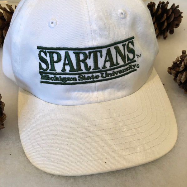 Vintage The Game NCAA Michigan State Spartans Split Bar Snapback Hat