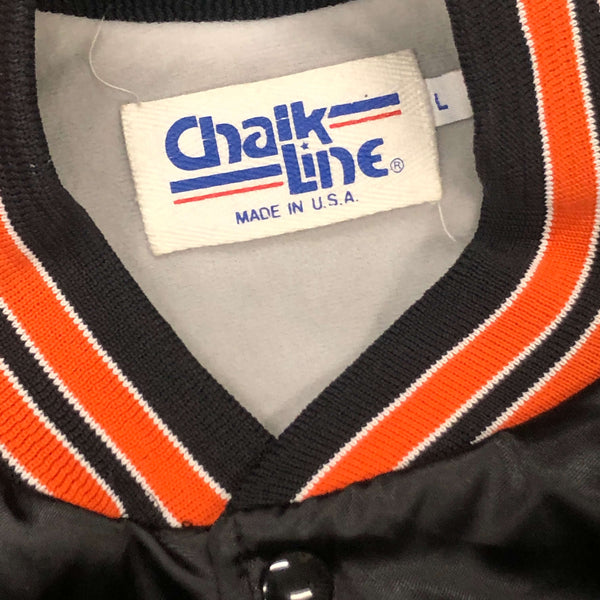 Vintage 1992 MLB Baltimore Orioles Chalk Line Bomber Jacket (L)