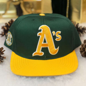 Vintage MLB Oakland Athletics Logo 7 Twill Snapback Hat