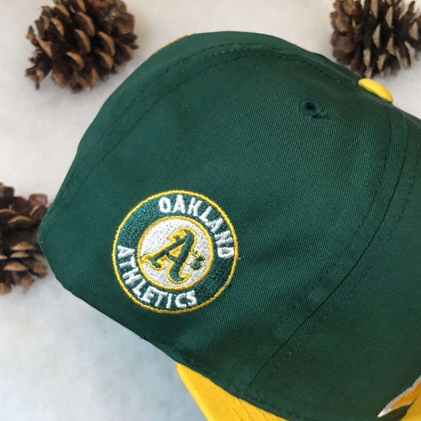 Vintage MLB Oakland Athletics Logo 7 Twill Snapback Hat