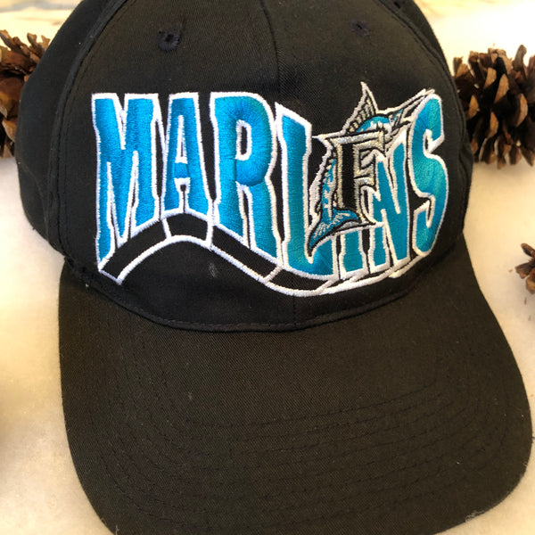 Vintage The G Cap MLB Florida Marlins Wave Snapback Hat