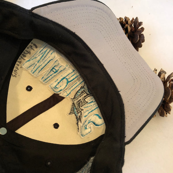 Vintage The G Cap MLB Florida Marlins Wave Snapback Hat