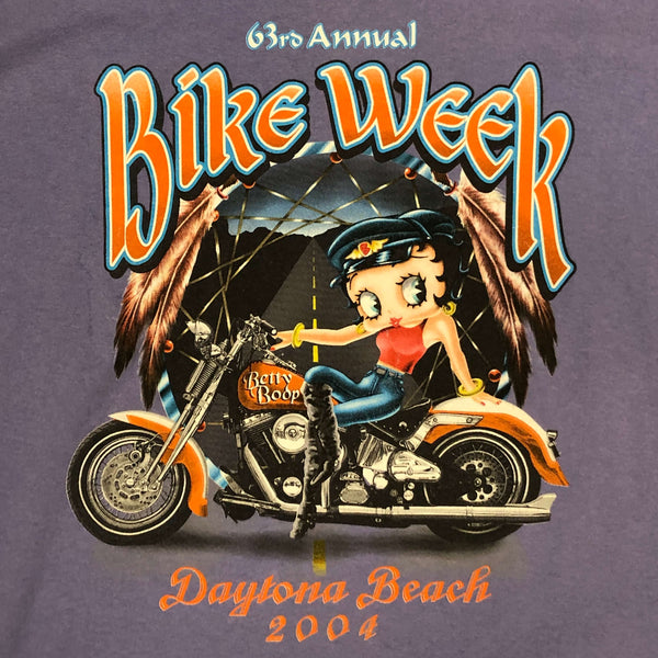 2004 Betty Boop Daytona Beach Bike Week T-Shirt (XL)