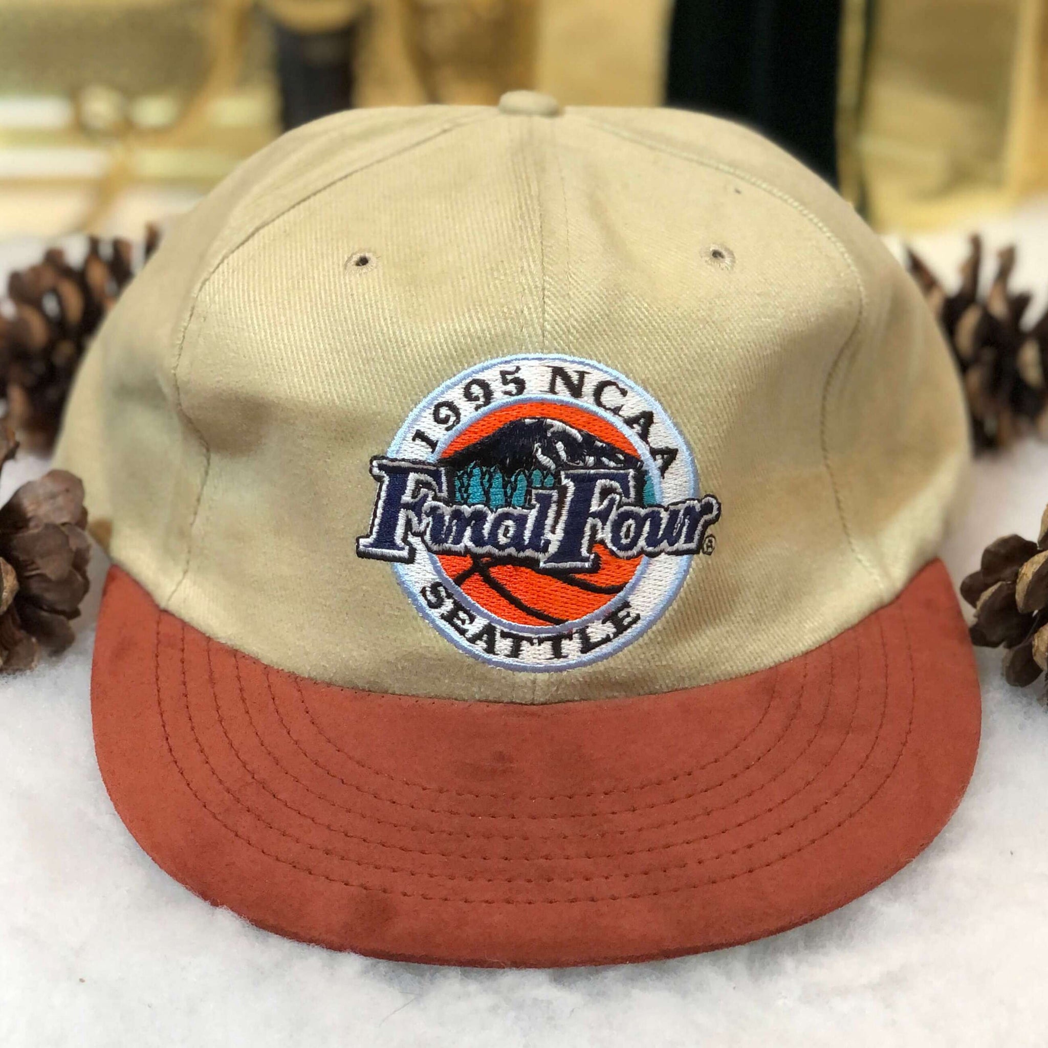 Vintage Deadstock NWOT 1995 NCAA Final Four Seattle Strapback Hat
