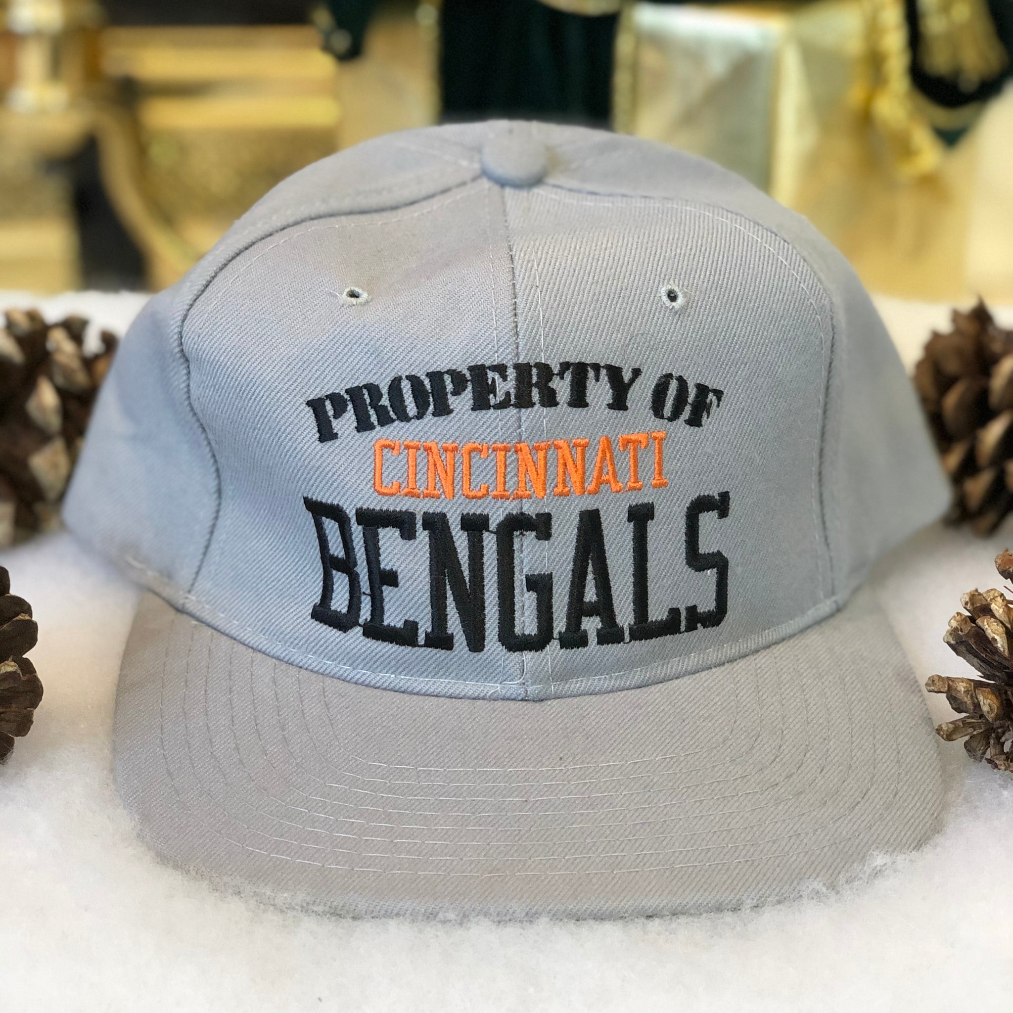 Vintage Deadstock NWOT New Era NFL Cincinnati Bengals Snapback Hat