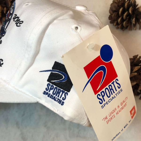 Vintage Deadstock NWT 1995 NCAA Final Four Seattle Sports Specialties Limited Edition 187 of 1200 Twill Snapback Hat