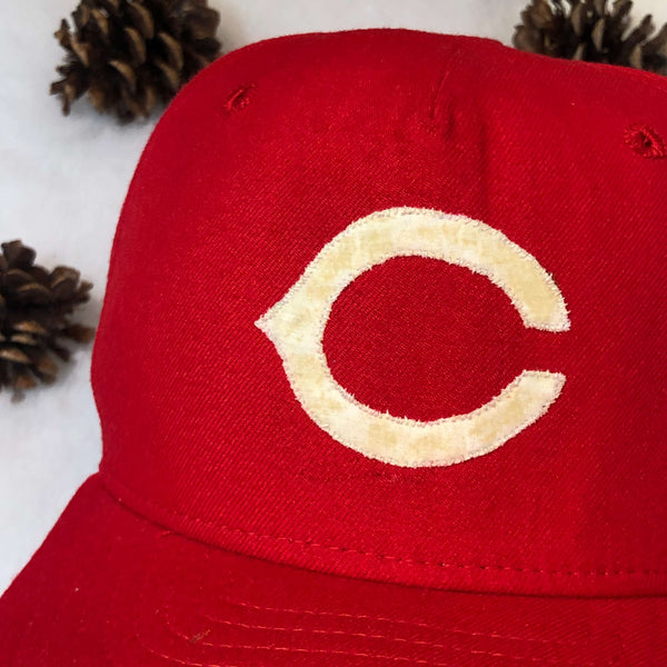 Vintage MLB Cincinnati Reds New Era Wool Snapback Hat