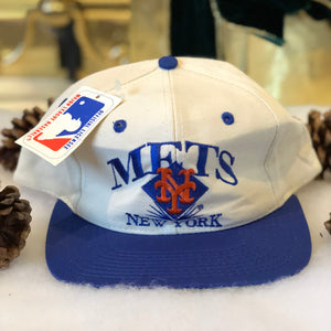Vintage Deadstock NWT Eds West MLB New York Mets Snapback Hat