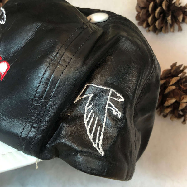 Vintage NFL Atlanta Falcons Leather Snapback Hat