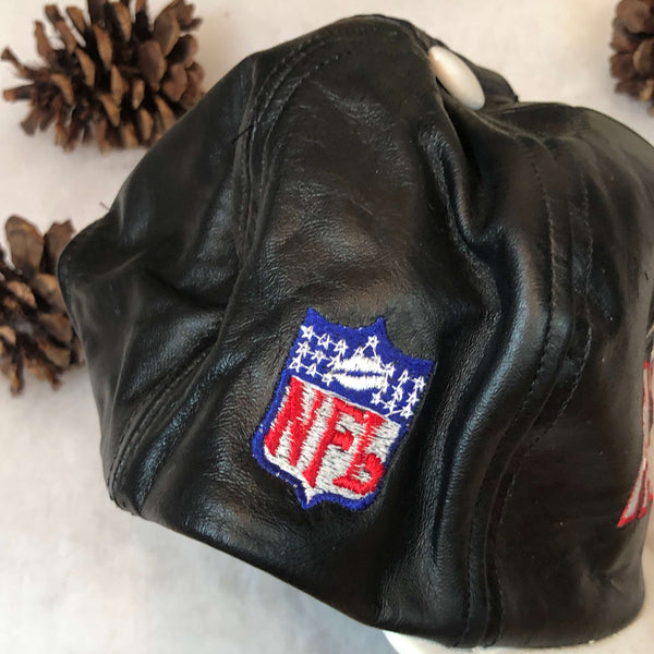 Vintage NFL Atlanta Falcons Leather Snapback Hat