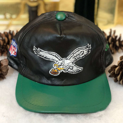 Vintage NFL Philadelphia Eagles Leather Snapback Hat