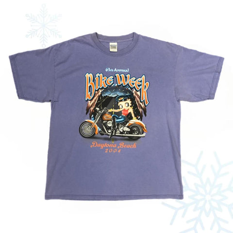 2004 Betty Boop Daytona Beach Bike Week T-Shirt (XL)