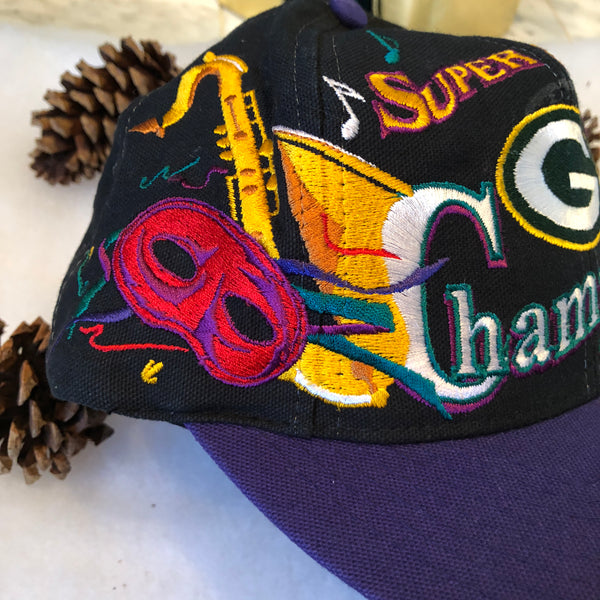 Vintage Deadstock NWOT Logo Athletic NFL Super Bowl XXXI Champions Green Bay Packers Snapback Hat