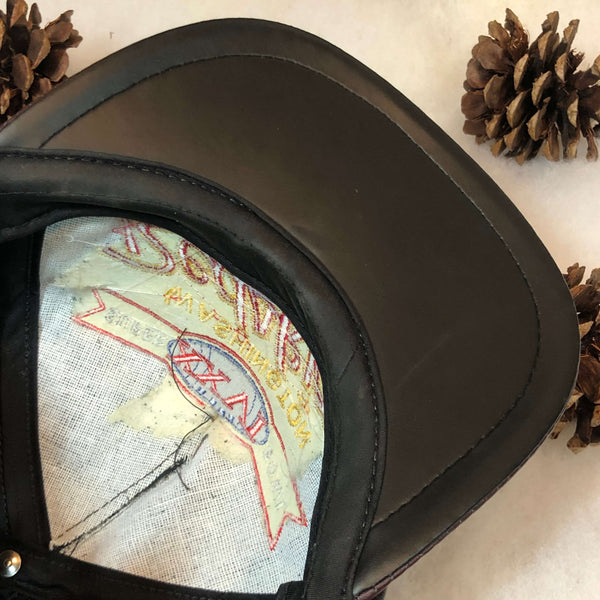 Vintage NFL Washington Redskins Super Bowl XXVI Leather Script Snapback Hat