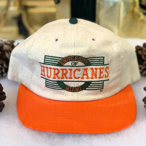 Vintage NCAA Miami Hurricanes Snapback Hat