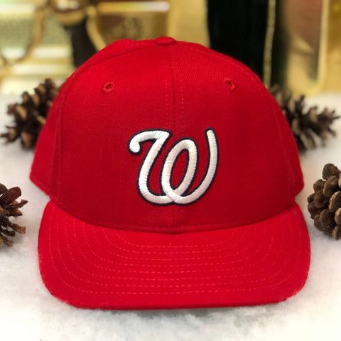 Vintage MLB Washington Nationals New Era Wool Fitted Hat 7 1/8