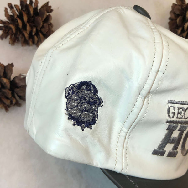 Vintage NCAA Georgetown Hoyas Leather Snapback Hat