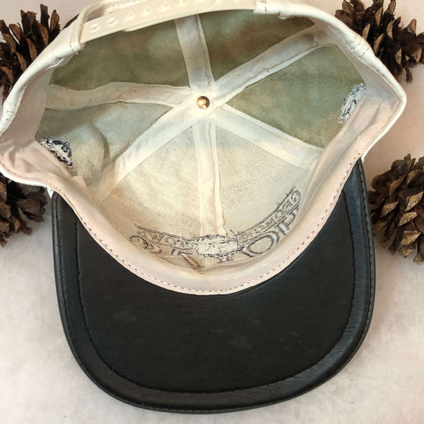 Vintage NCAA Georgetown Hoyas Leather Snapback Hat